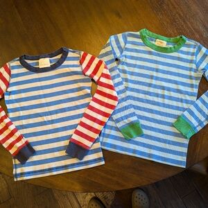 Hanna Andersson long Johnny pajama shirts size 130 cm/8